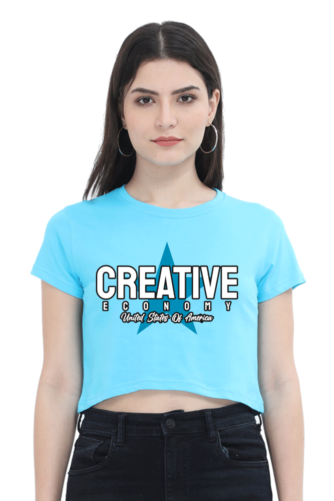 Women's Crop Top - Creative