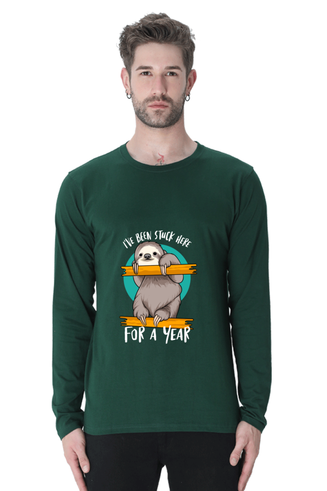 Men’s  Funny & Queen SVG Full Sleeve - T Shirt - stuck