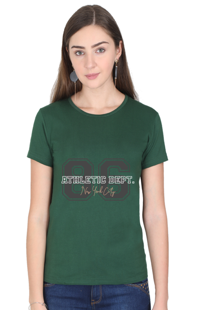 Women’s Round Neck Printed Urban  T-Shirts - New York City
