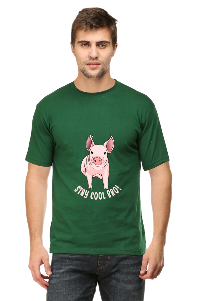 Men's Funny & Queen SVG Round Neck T-Shirt - cool