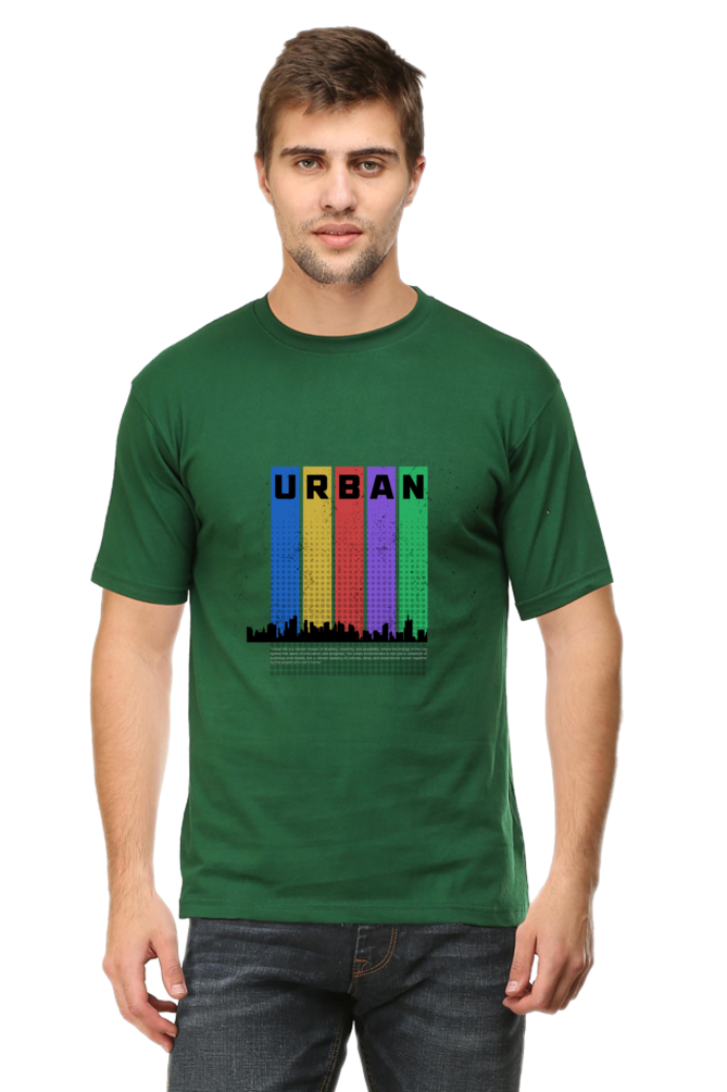Urban Unisex Cotton Round Neck T-shirt