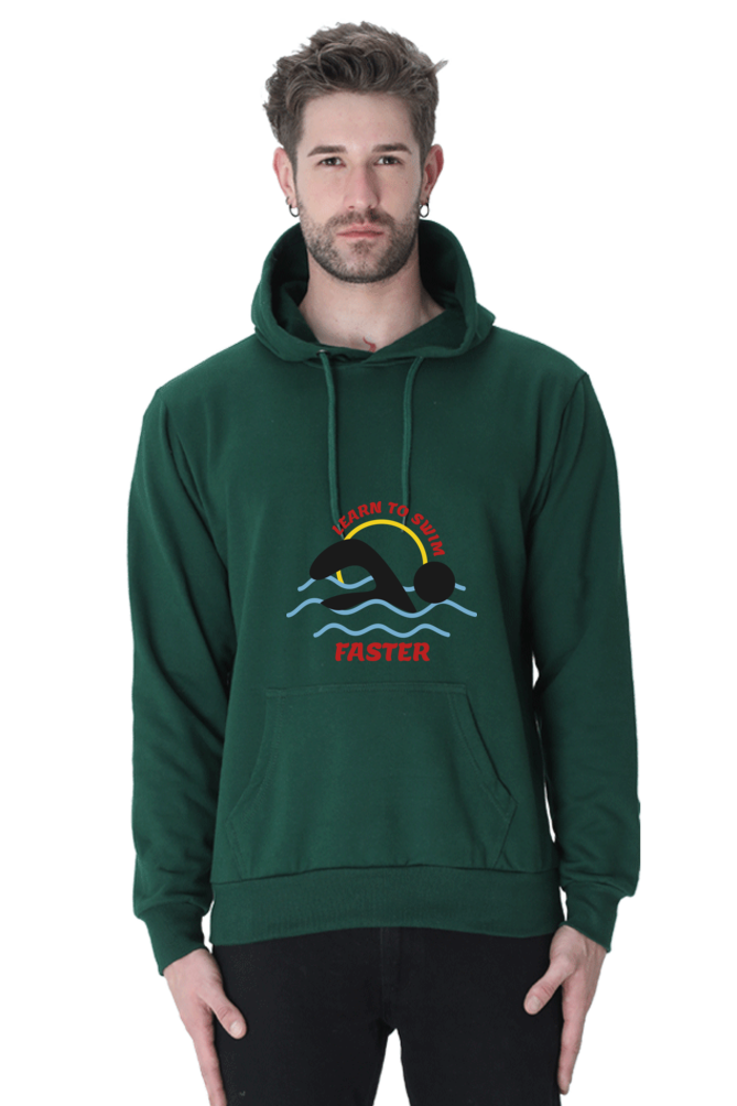 Men's  Swimming Sweatshirts Hoodie - Faster
