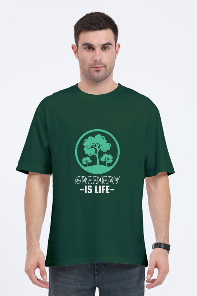 Men Gardening Oversized Classic T Shirt  - greenery