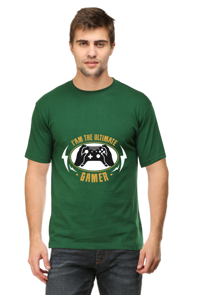 Gamer Unisex Cotton Round Neck T-shirt - Ultimate