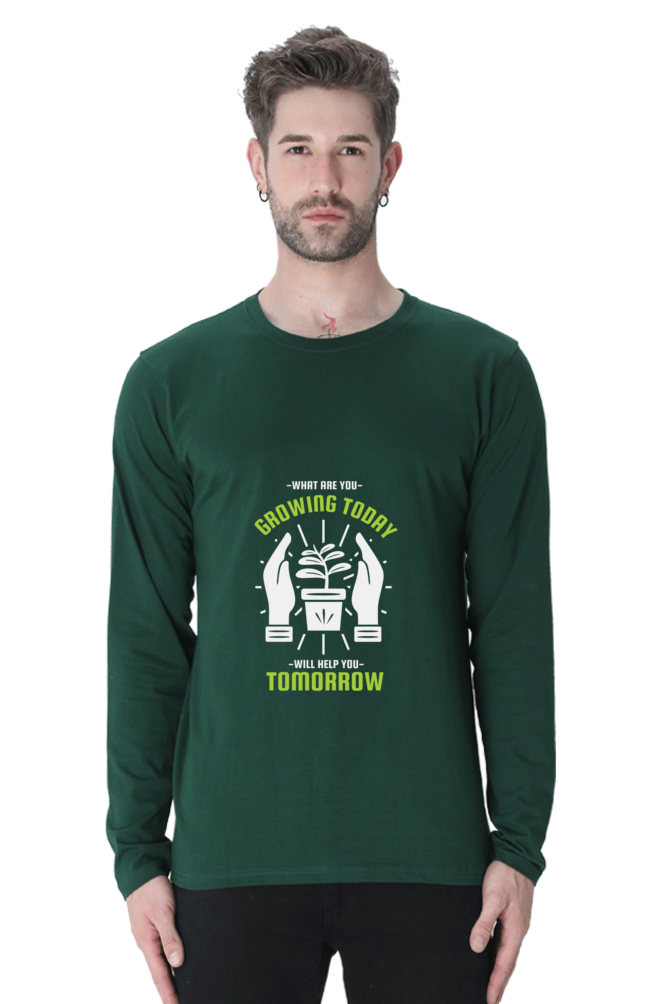 Men's Gardening Full sleeve T-Shirt - growing