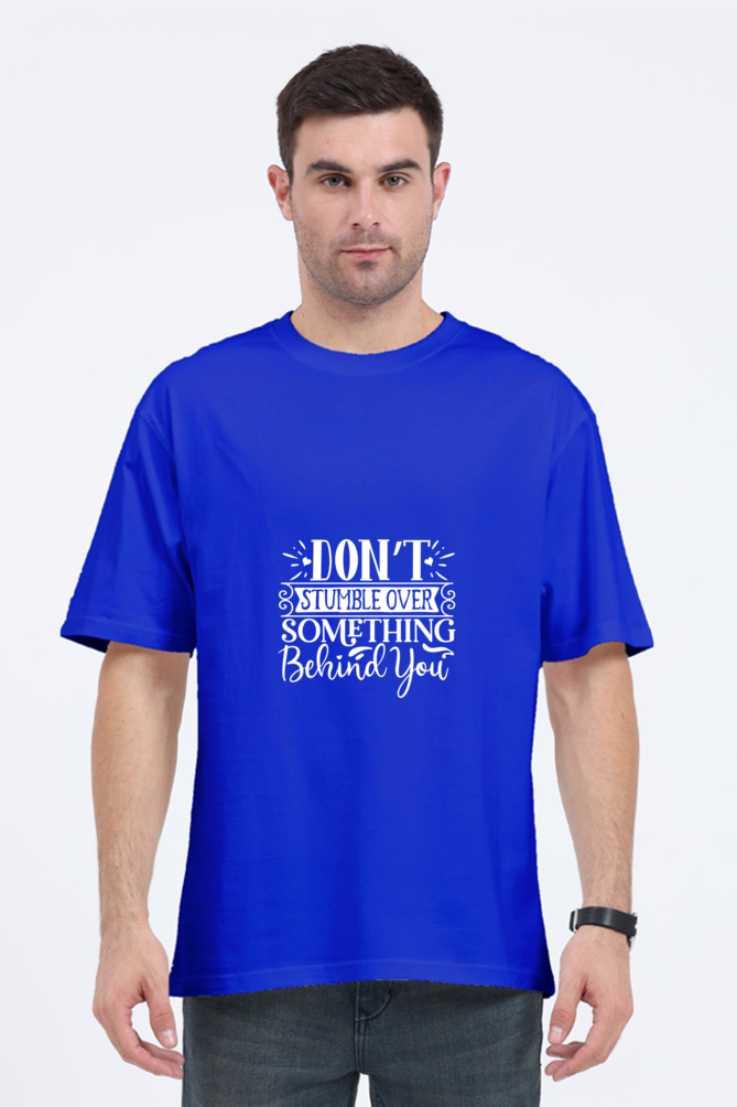 Men Motivational Oversized Classic T Shirt  - Stumble