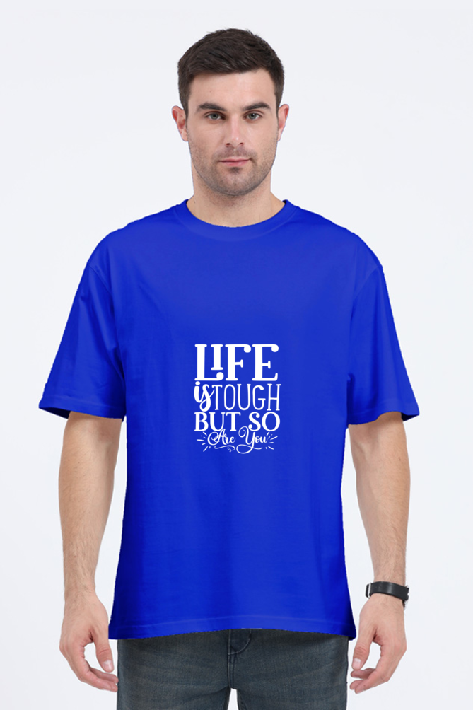 Men Motivational Oversized Classic T Shirt  - Tough
