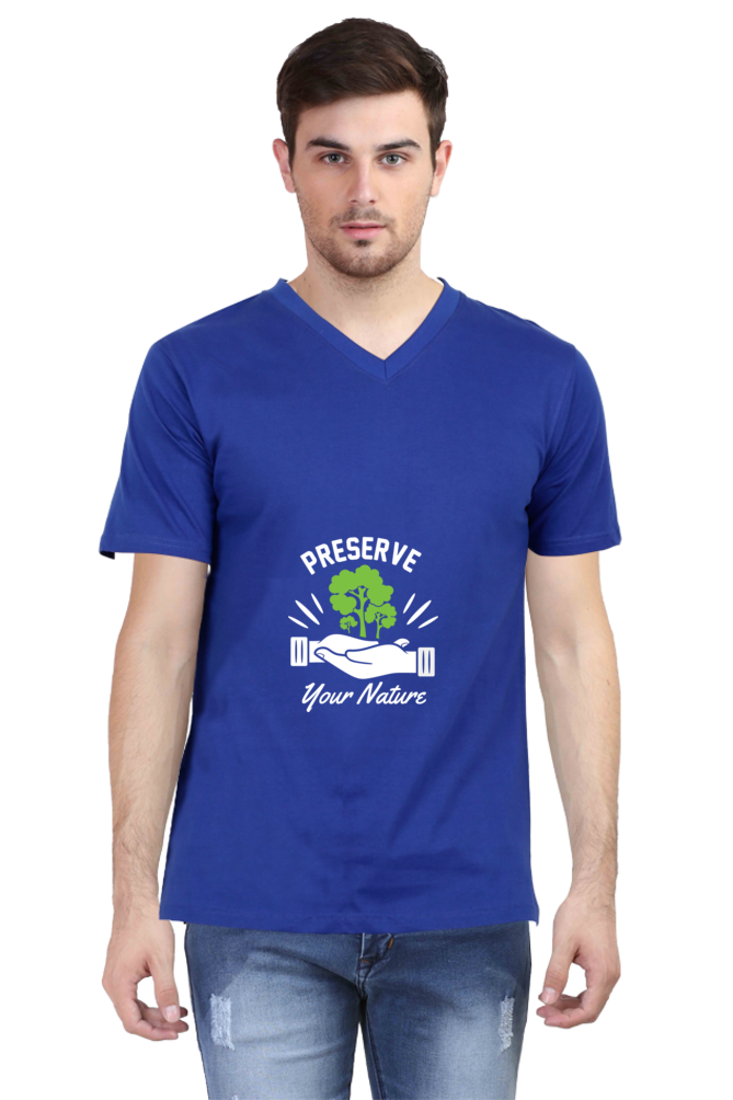 Men's Gardening V Neck T-Shirt - preserve