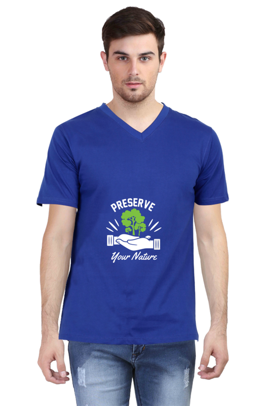 Men's Gardening V Neck T-Shirt - preserve