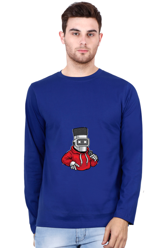 Men’s  Dance Full Sleeve - T Shirt - robot hip-hop
