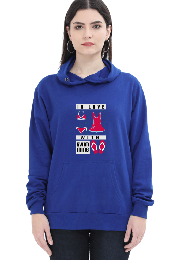 Women's Swimming Sweatshirts Hoodie - In Love