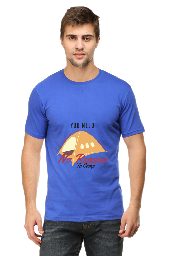 Men's Round Neck Summer T-Shirt - No Reason
