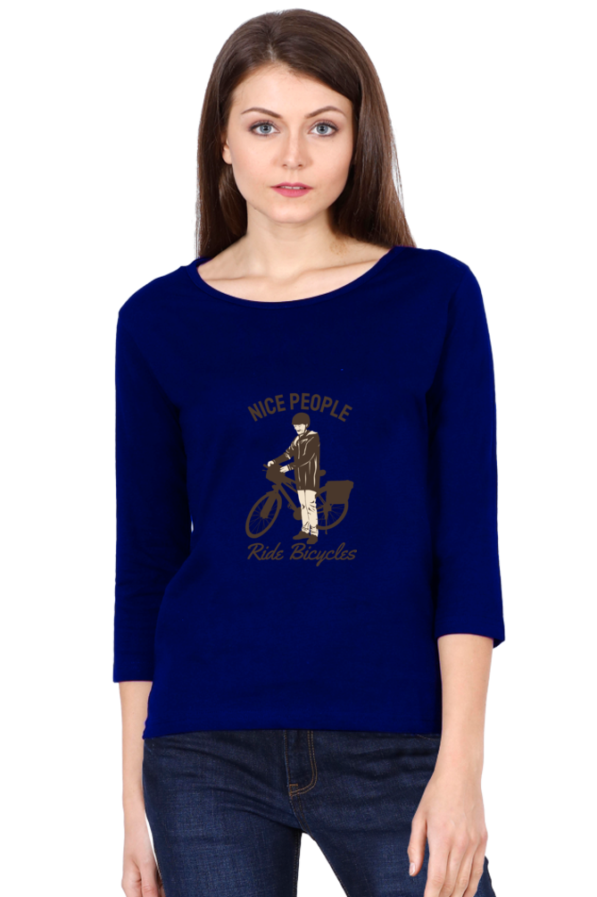 Women’s Full Sleeves Rider T-Shirts - nice people