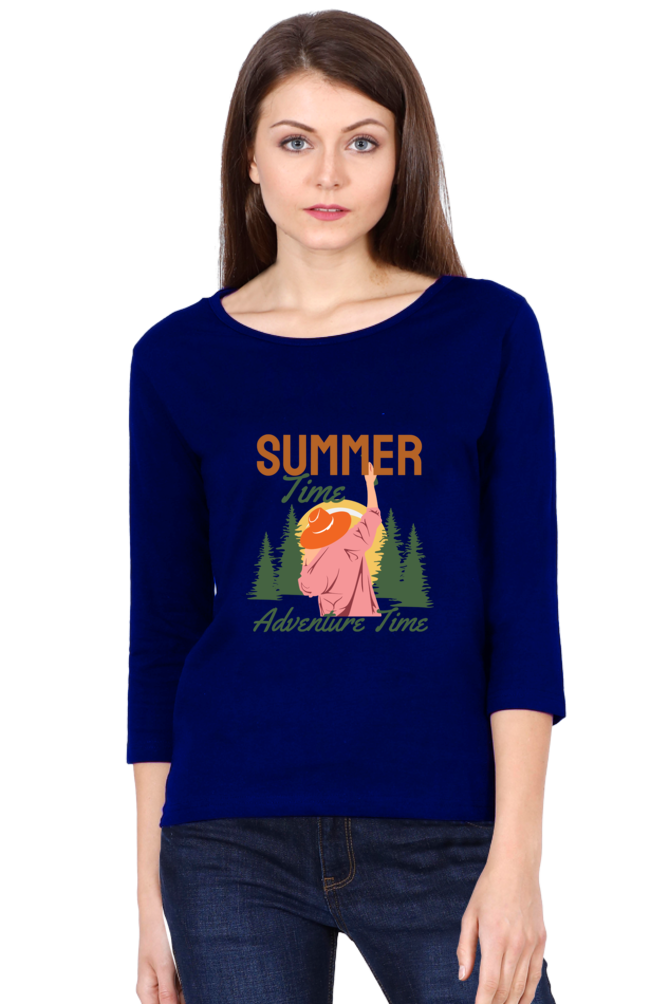 Women’s Full Sleeves Summer T-Shirts -  Adventure