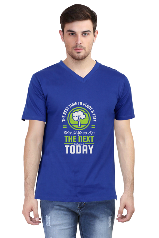 Men's Gardening V Neck T-Shirt - 20 years