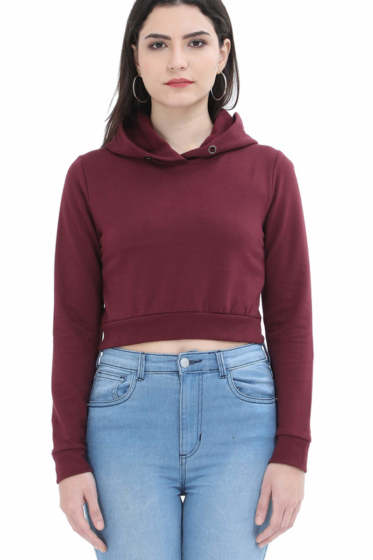 Women Crop Hoodies