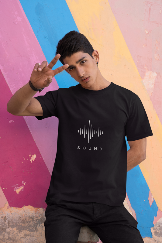Music Unisex Cotton Round Neck T-shirt