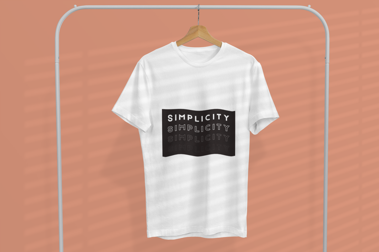 Minimalistic Unisex Cotton Round Neck T-shirt