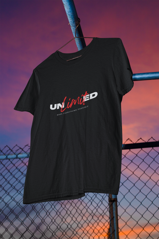 Motivational Unisex Cotton Round Neck T-shirt