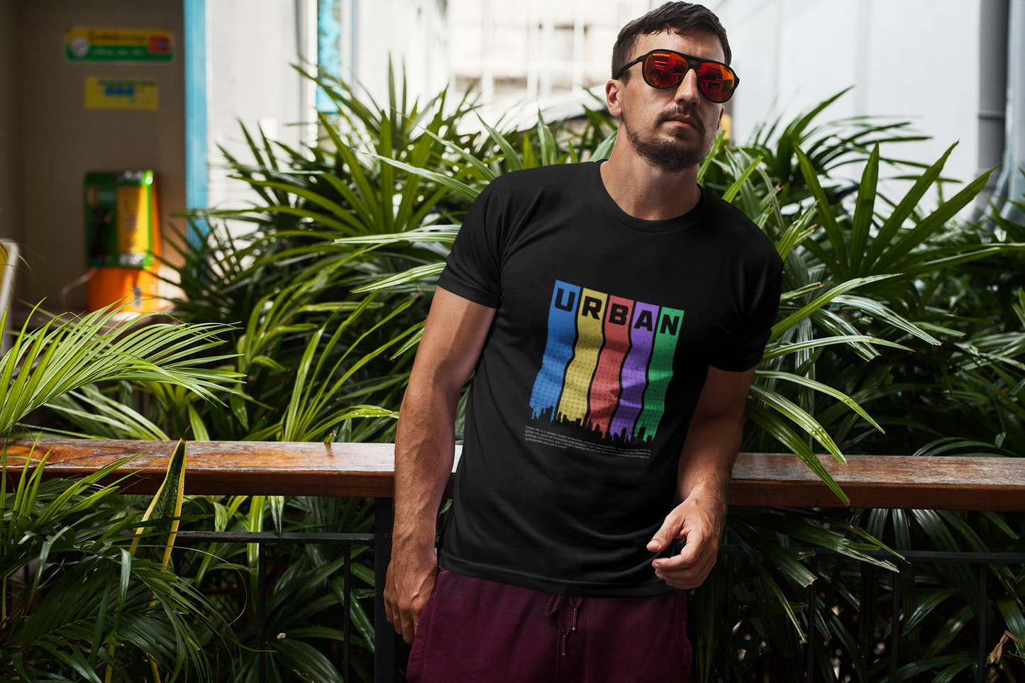 Urban Unisex Cotton Round Neck T-shirt