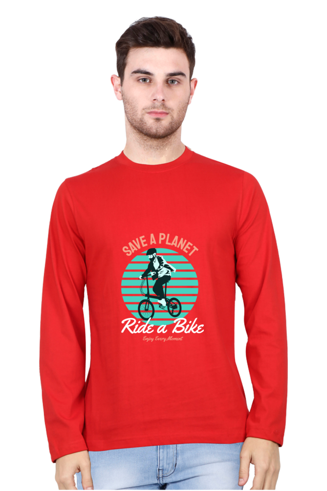Men’s  BMX Full Sleeve - T Shirt - ride bike
