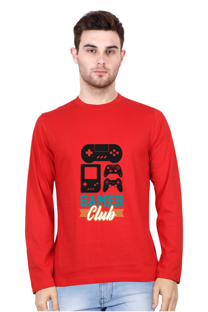 Men’s  Gamer Full Sleeve - T Shirt - Club