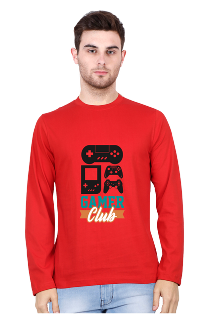 Men’s  Gamer Full Sleeve - T Shirt - Club