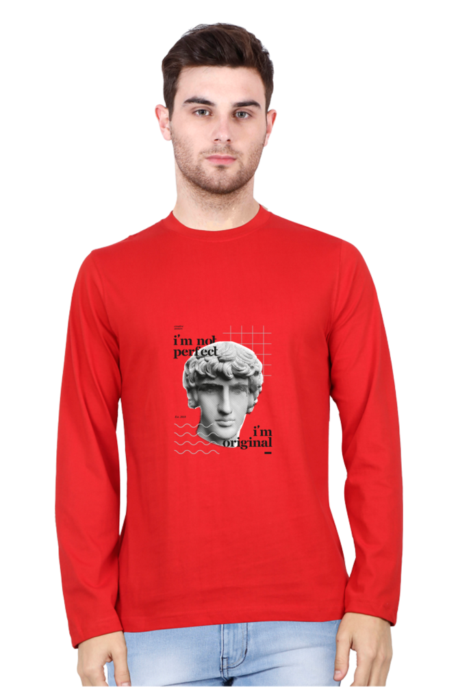 Round Neck Half-Sleeves - not perfect but original - T-Shirt