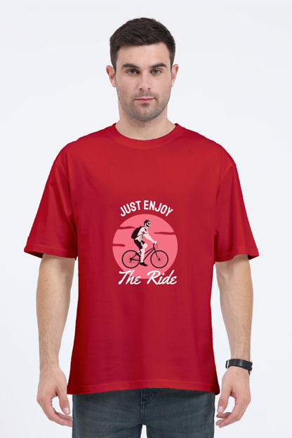 Men Rider Oversized Classic T Shirt  - just enjoy