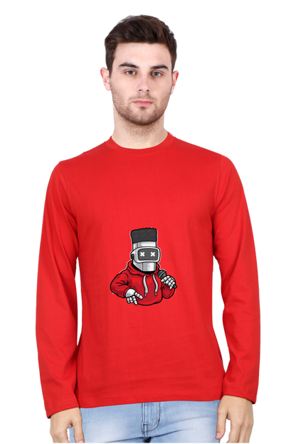 Men’s  Dance Full Sleeve - T Shirt - robot hip-hop