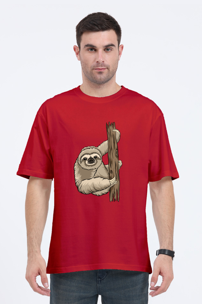 Men Sloth Oversized Classic T Shirt  - grandpaa sloth