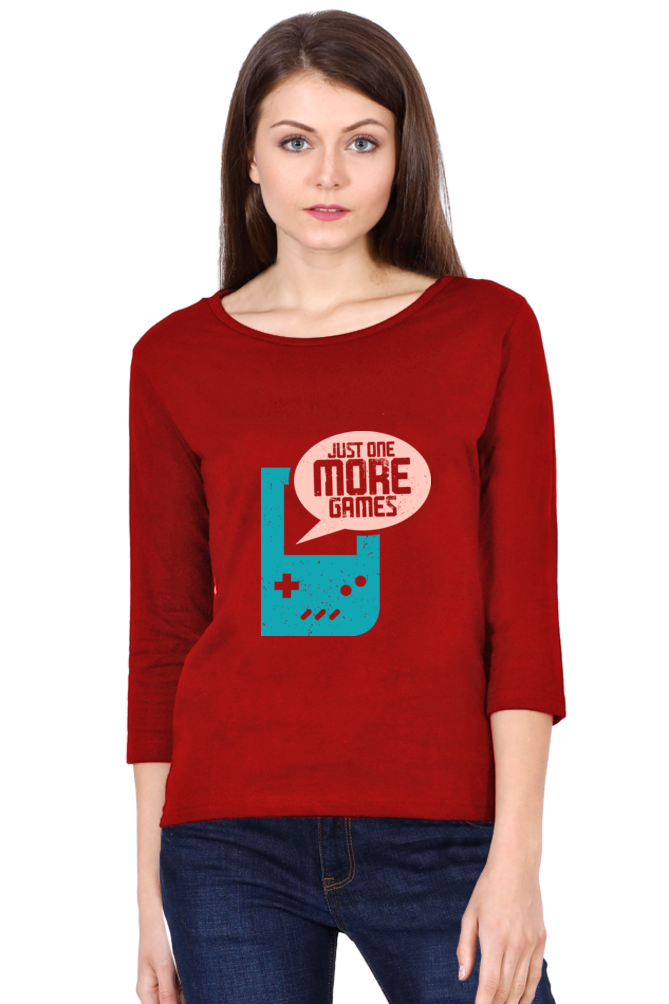 Women’s Full Sleeves Gamer T-Shirts - Just One