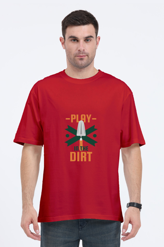 Men Gardening Oversized Classic T Shirt  -  dirt