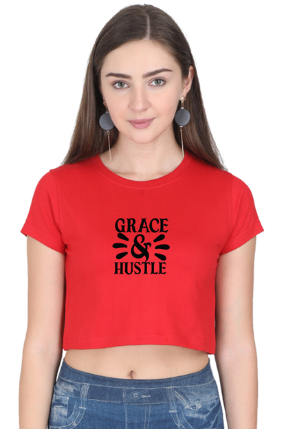 Women Motivational Crop Top - Grace