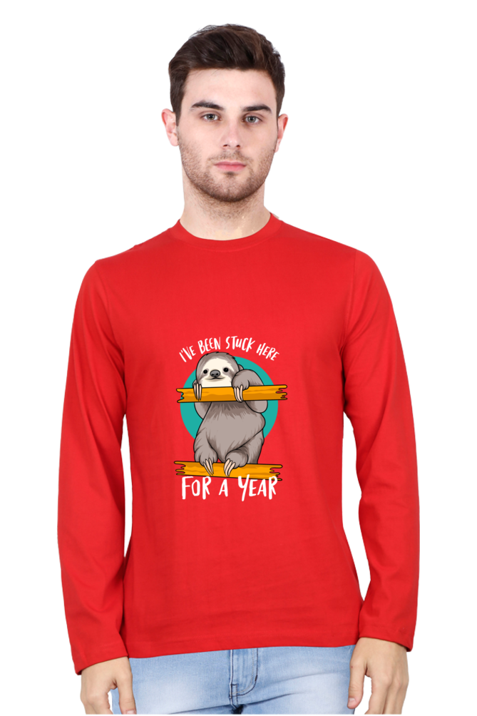 Men’s  Funny & Queen SVG Full Sleeve - T Shirt - stuck
