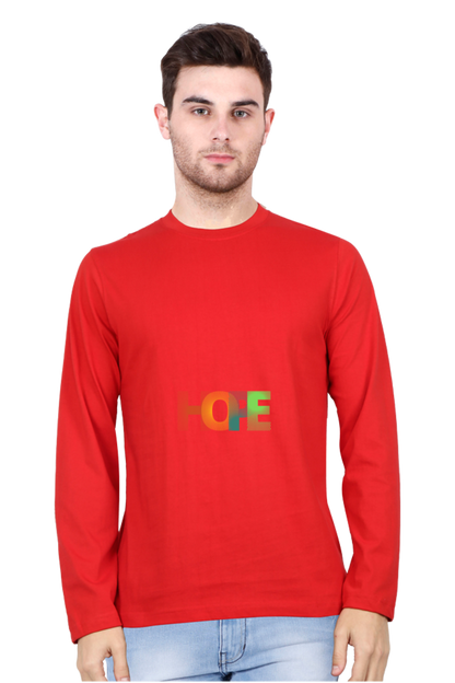 Men’s  Minimalistic Full Sleeve - T Shirt - Hope