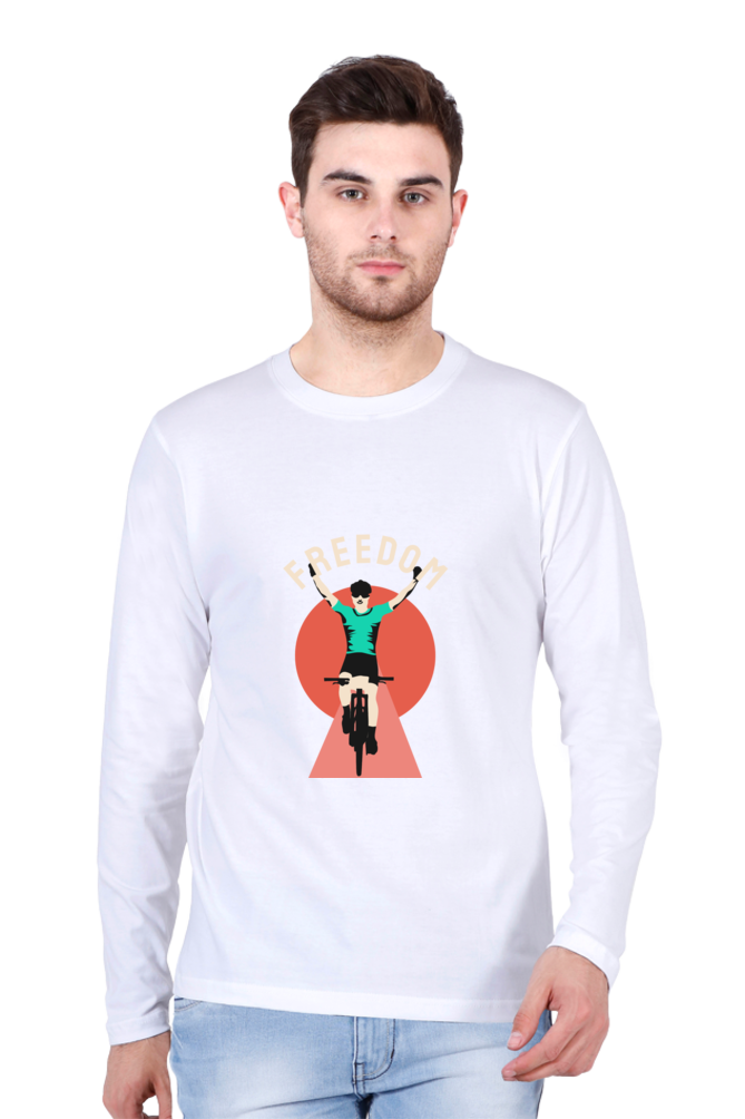 Men's BMX Full sleeve T-Shirt - freedom
