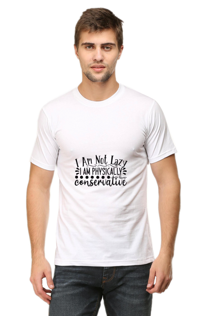 Men's Funny & Queen SVG Round Neck T-Shirt - conservative