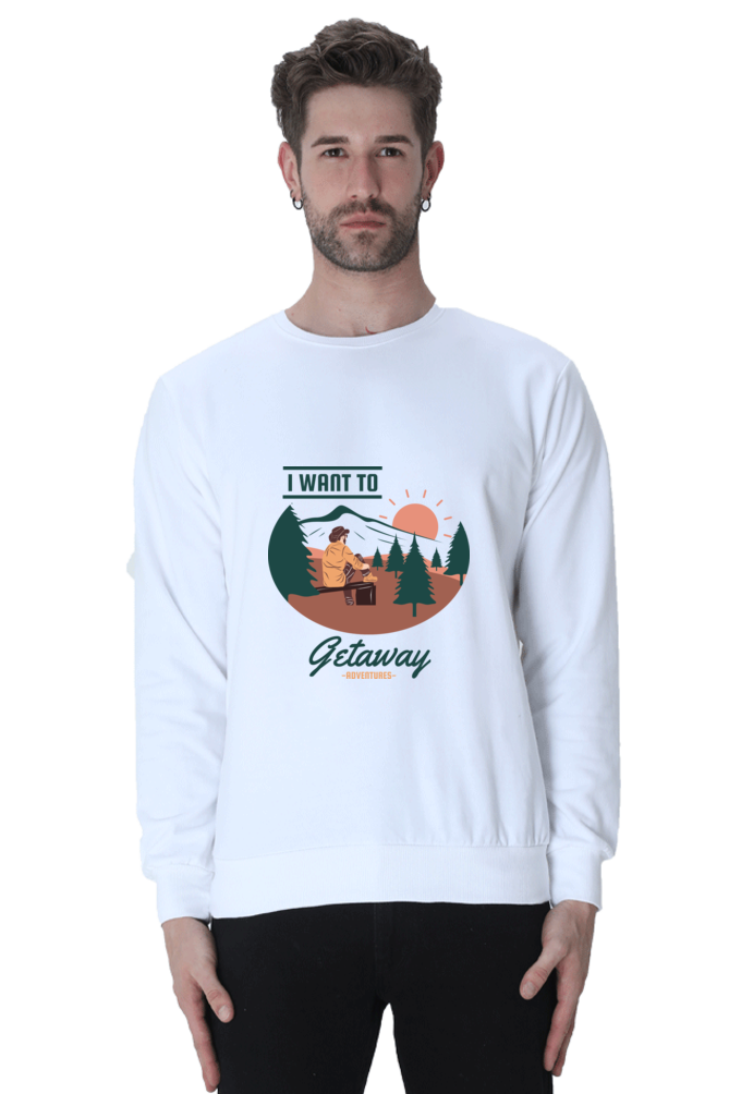 Men Adventure Sweatshirt - get away