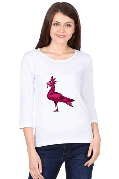 Women’s Full Sleeves Animal's & Monster's  T-Shirts - monster bird