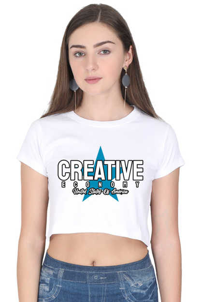 Women's Crop Top - Creative