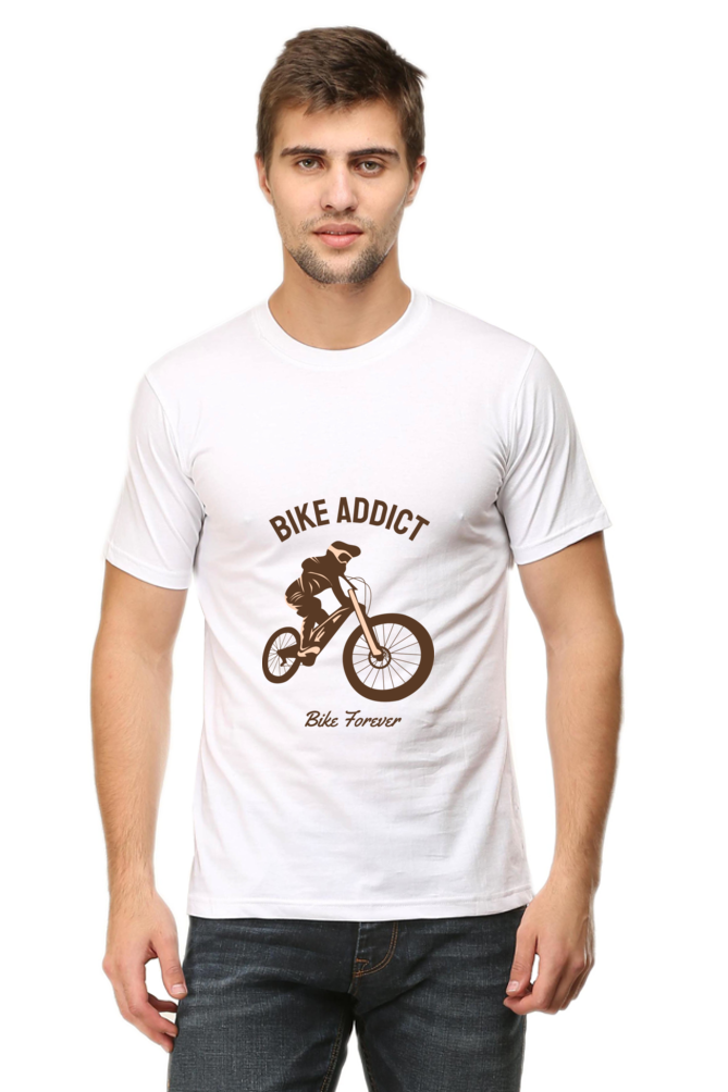 Men's BMX Cotton Round Neck T-Shirt - addict