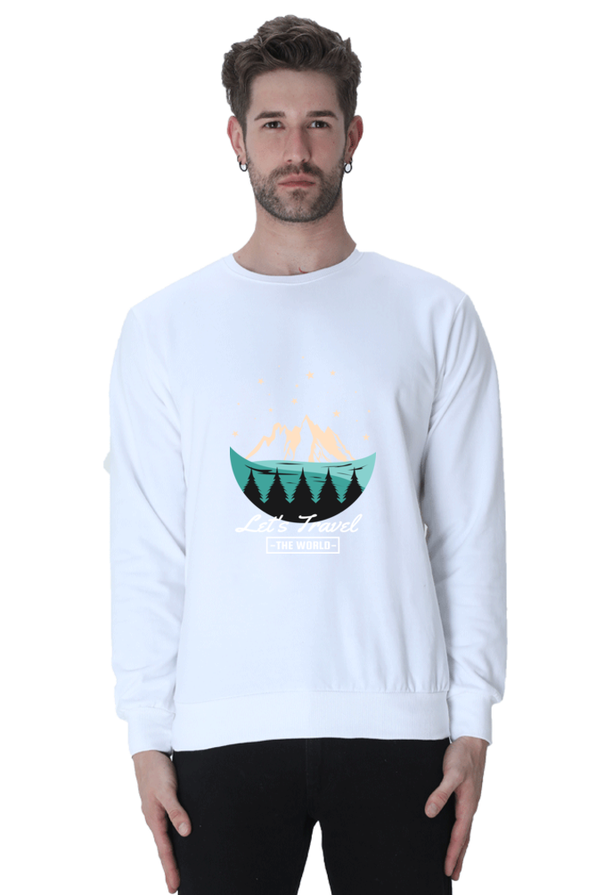 Men Adventure Sweatshirt - let's travel
