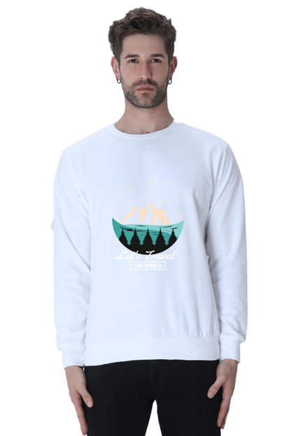 Men Adventure Sweatshirt - let's travel