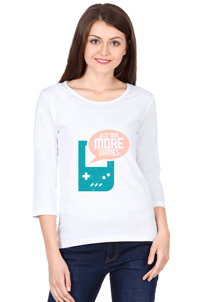 Women’s Full Sleeves Gamer T-Shirts - Just One