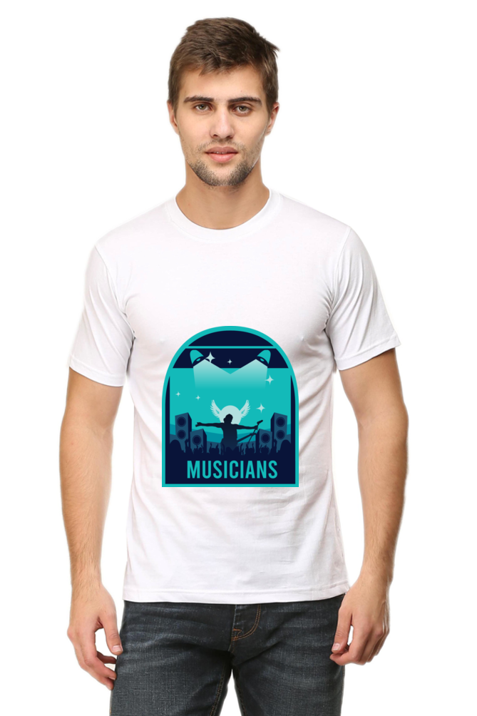 Music Unisex Cotton Round Neck T-shirt - Musicians