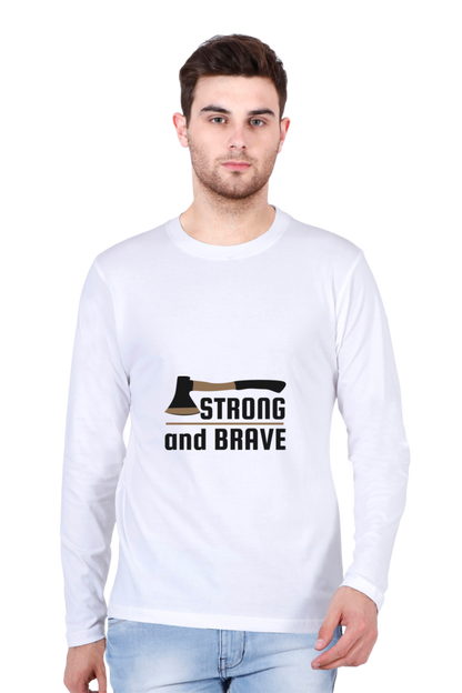 Men’s  Adventure Full Sleeve - T Shirt - brave