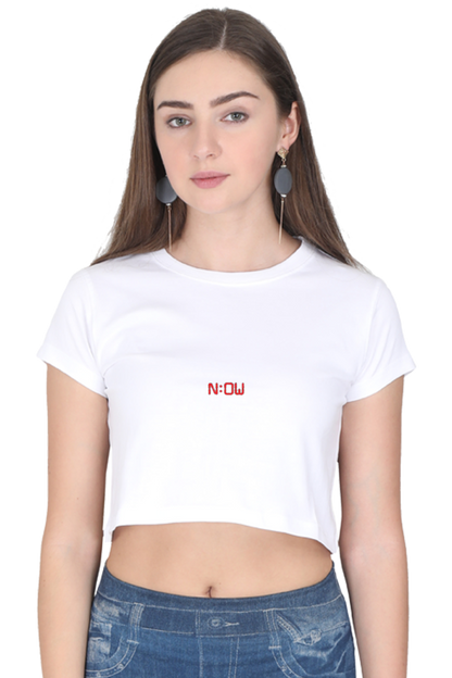 Women's Minimalistic Crop Top - Now