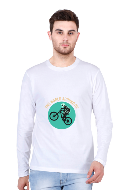 Men's BMX Full sleeve T-Shirt - world