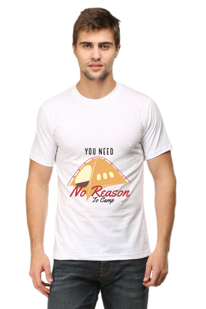 Men's Round Neck Summer T-Shirt - No Reason
